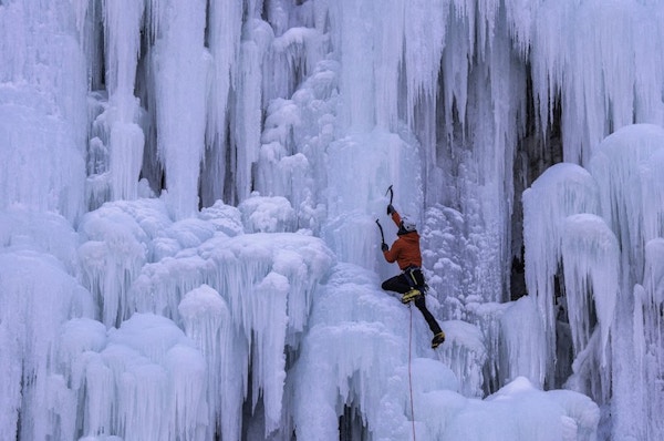 Ice Cliff Climbing 3 - Photographic Collection