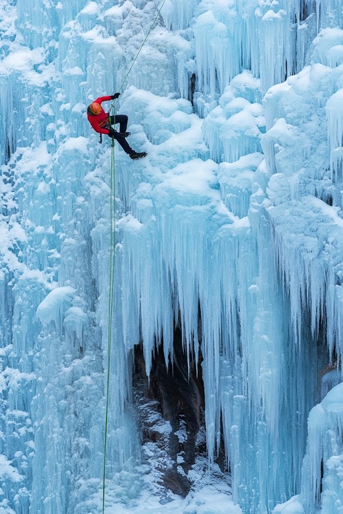Exploring Ice Cliff - Photographic Collection