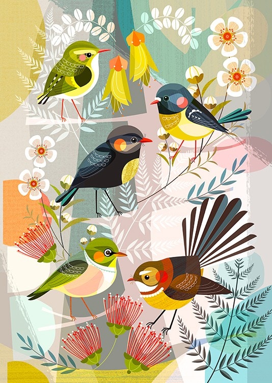 New Zealand Mini Birds