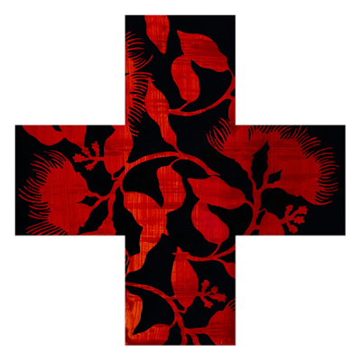 Pohutukawa Cross - Red