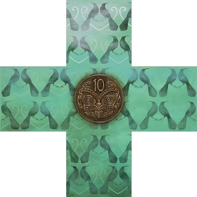 Huia Cross Coin