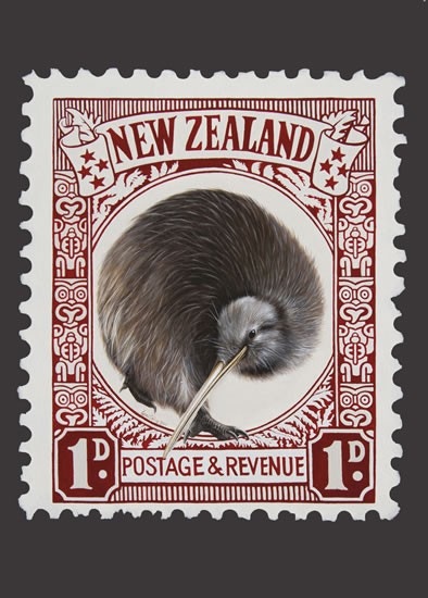 Kiwi Stamp