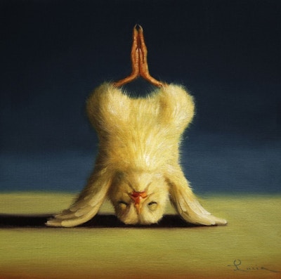Yoga Chick Lotus Headstand