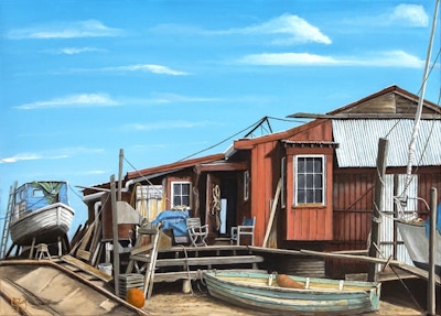 Old Whangateau Boat Yard