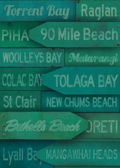 NZ Beach Signs