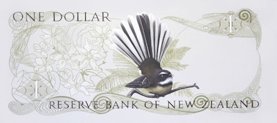 Piwakawaka's One Dollar Note