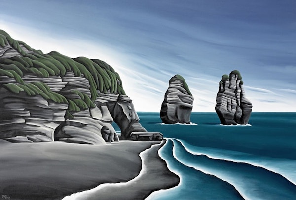 Taranaki Cliffs - Diana Adams