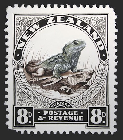 Tuatara Stamp