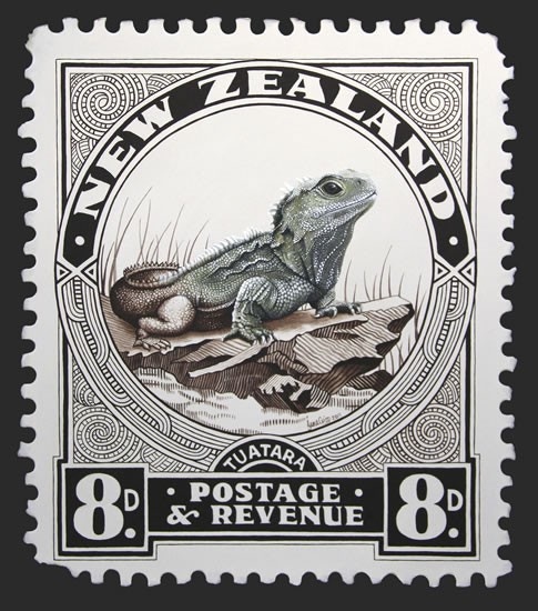 Tuatara Stamp