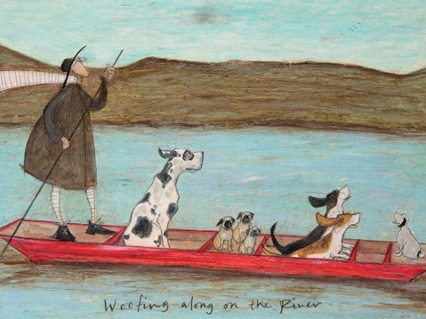 Woofing Along The River - Sam Toft